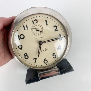 Vintage 40s Art Deco Westclox Big Ben Loud Alarm Clock As Found Decorative Only